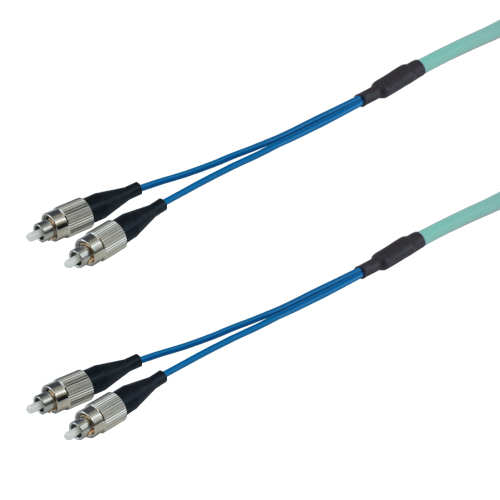 光ファイバーケーブル (OM3マルチモード/FC-FC/屋内/2芯) 2m