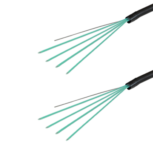 光ファイバーケーブル (OM3マルチモード/両端コネクタなし/屋外用(補強)LAPシース/4芯)【20m】