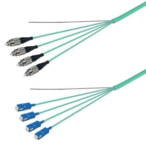 光ファイバーケーブル (OM3マルチモード/SC-FC/屋内/4芯) 5m