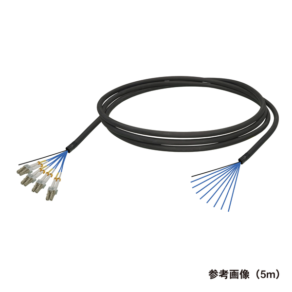 光ファイバーケーブル (マルチモード/LC-コネクタなし/屋外/8芯) 15m