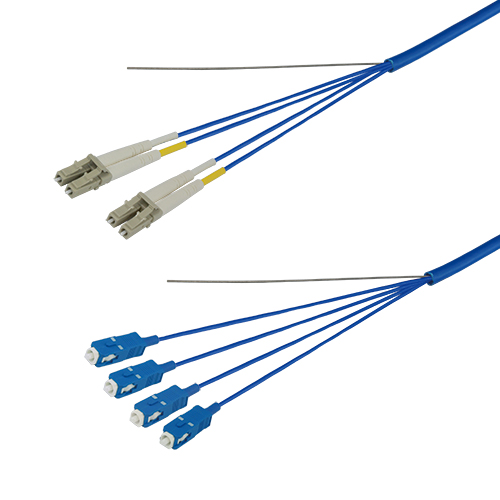 光ファイバーケーブル (マルチモード/LC-SC/屋内/4芯) 2m