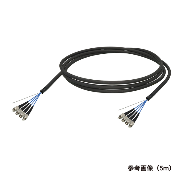 光ファイバーケーブル (マルチモード/FC-FC/屋外用(補強)LAPシース/4芯)【35m】