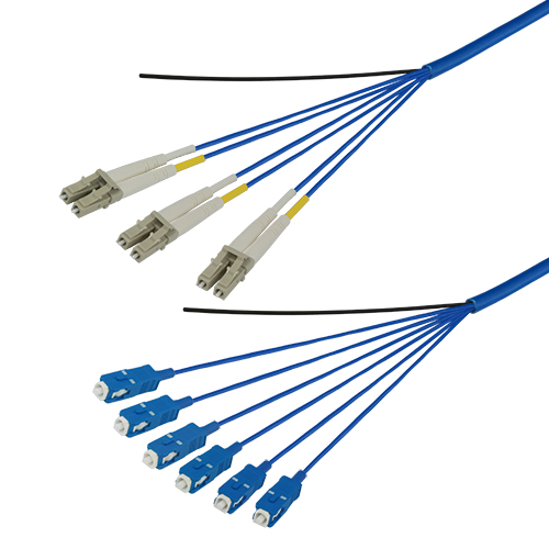 CC-Link IEコントローラネットワーク対応光ファイバケーブル（GI G50/125タイプ） 屋内用（補強） 15m