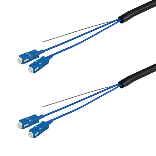 CC-Link IEコントローラネットワーク対応光ファイバケーブル（GI G50/125タイプ） 屋外用（補強）LAPシース 5m