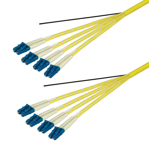 光ファイバーケーブル (シングルモード/LC-LC/屋内/8芯) 3m