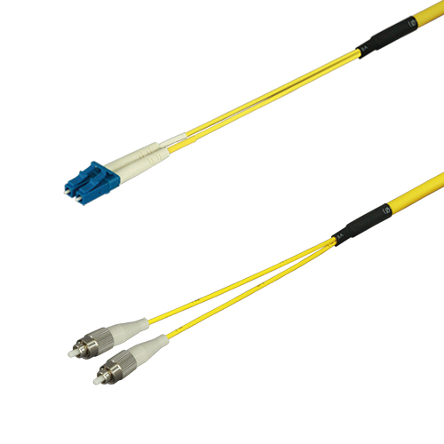 光ファイバーケーブル (シングルモード/LC-FC/屋内用 可動/2芯)【20m】