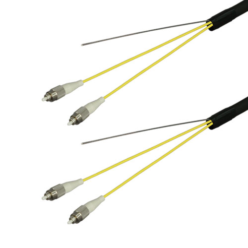 光ファイバーケーブル (シングルモード/FC-FC/屋外用(補強)LAPシース/2芯)【10m】