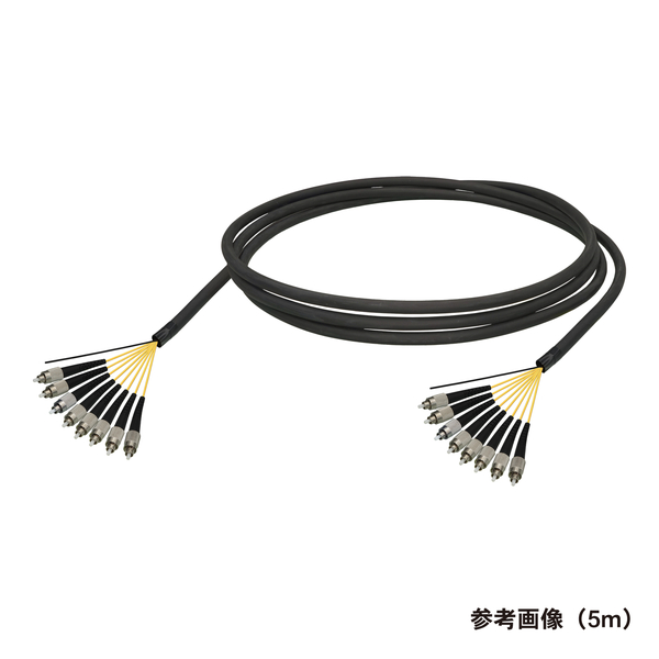 光ファイバーケーブル (シングルモード/FC-FC/屋外用(補強)LAPシース/8芯)【35m】