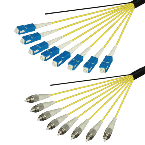 光ファイバーケーブル (シングルモード/SC-FC/屋外/8芯) 15m