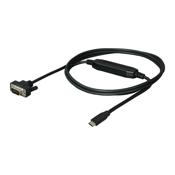 Panasonic PLC・FP10SHシリーズ USB Type-C⇔D-SUB9P プラグ ケーブル 2m