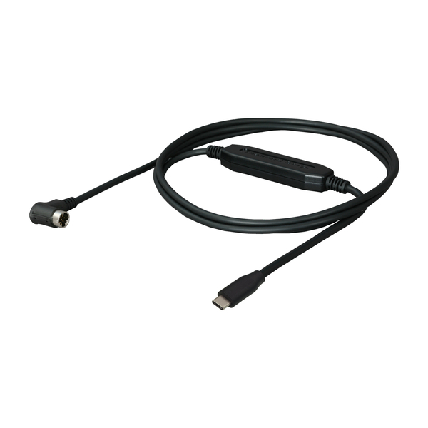 Panasonic PLC・FP1シリーズ USB Type-C⇔丸型専用8P プラグ ケーブル 2m