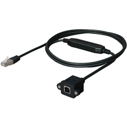 三菱インバータ対応RS-485⇔USBコンバータケーブル＜盤面用＞
