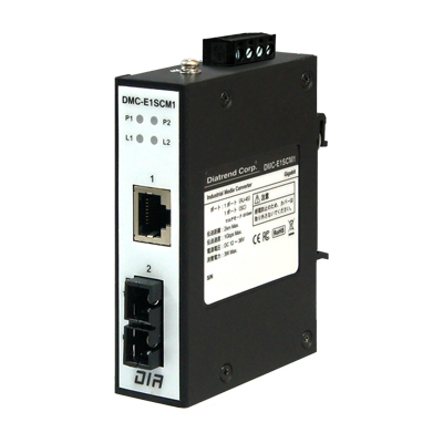 【産業用光メディアコンバータ マルチモード】 ギガビットタイプ イーサネット1ポート、SC1ポート搭載