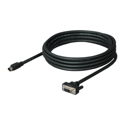 三菱シーケンサQCPU/表示器 GOT1000(MD6P)対応RS-232Cケーブル(10m) PC側：D-SUB9P