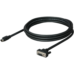 三菱シーケンサQCPU/表示器 GOT1000(MD6P)対応RS-232Cケーブル(7m) PC側：D-SUB9P