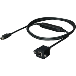 三菱シーケンサMELSEC-QCPU対応RS-232C⇔USBコンバータケーブル＜盤面用＞
