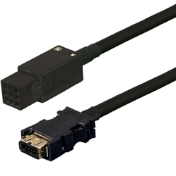 三菱ACサーボMR-J4、J3、JN対応 エンコーダケーブル ＜固定用＞ 中継用(アンプ側) 5m