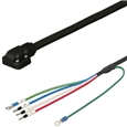 MELSERVO MR-J4、J3、JN対応 電源ケーブル <可動用(シールド付き)> 負荷側引出し 2m