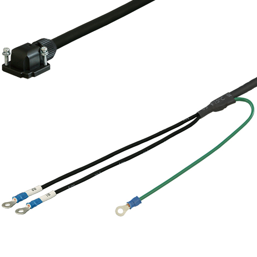 MR-J4/J3/JN対応電磁ブレーキケーブル<可動用（シールド付き）> 反負荷側引出し 20m