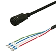 三菱ACサーボ MR-J2S対応 電源ケーブル ＜固定用＞ 20m ストレートプラグ