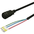 三菱ACサーボ MR-J2S対応 電源ケーブル ＜固定用＞ 2m ストレートプラグ
