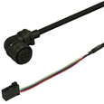 三菱ACサーボ MR-J3W対応 電源ケーブル <固定用> 30m アングルプラグ