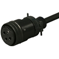 三菱ACサーボ MR-J3、MR-J2S対応 電源ケーブル ＜固定用＞ 30m ストレートプラグ