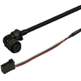 三菱ACサーボ MR-J3W対応 電源ケーブル <固定用> 5m アングルプラグ