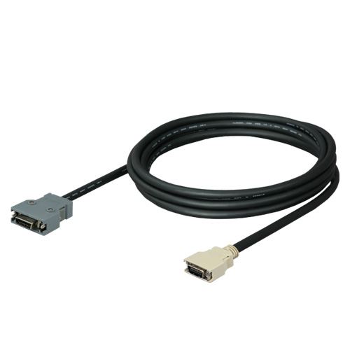 三菱ACサーボアンプ用 MR-J2Sバスケーブル PCRシリーズ20P⇔ハーフピッチ20P 10m