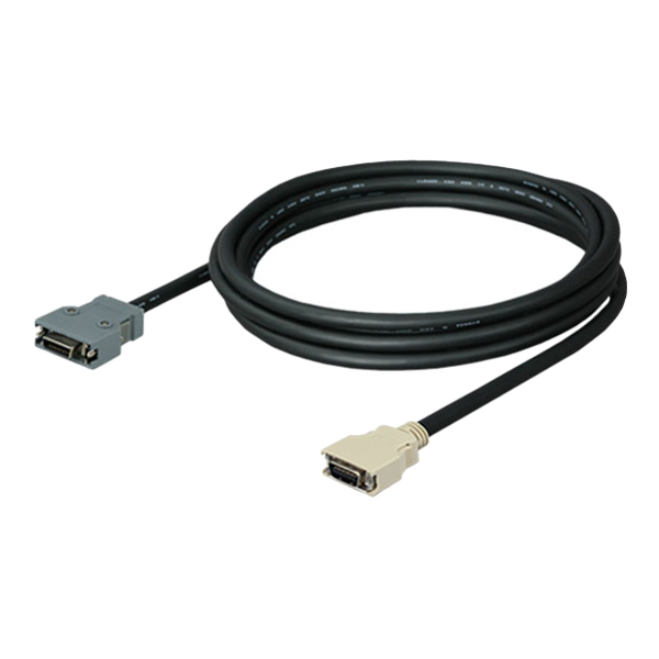 三菱ACサーボアンプ用 MR-J2Sバスケーブル PCRシリーズ20P⇔ハーフピッチ20P 3m