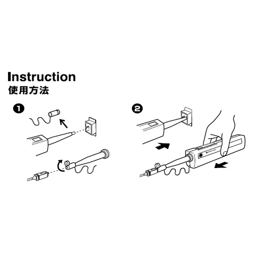 光コネクタクリーナ（プラグ・レセプタクル兼用)