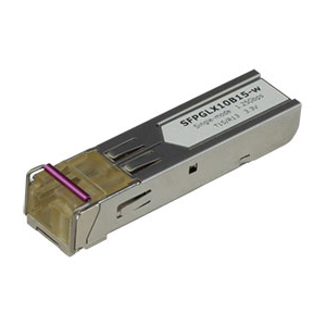 【SFPモジュール BiDi SFPタイプ】最大伝送距離：20km、規格：1000Base BiDi、通信速度：1000Mbps、対応光ファイバ：SMF 1芯LC