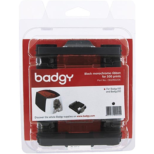 バッジー100/200用 単色リボン黒