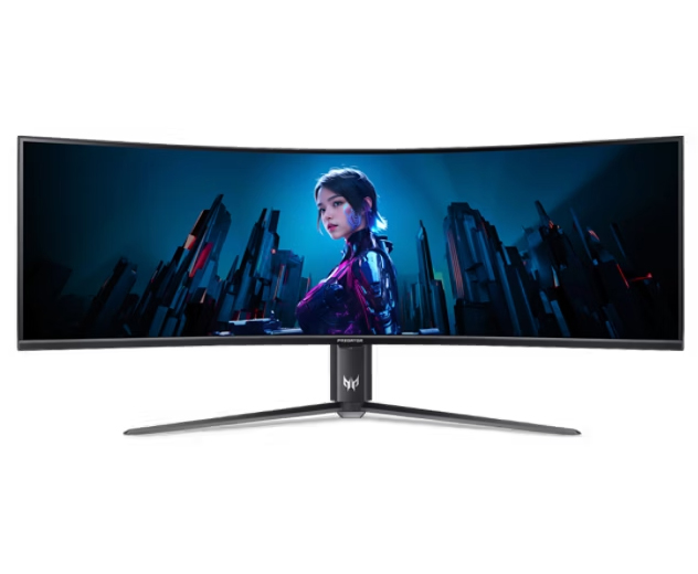 Predator液晶ディスプレイ(57.1型/7680×2160/HDMI、DisplayPort、USB3.2/ブラック/スピーカー搭載/VA/非光沢/1ms)