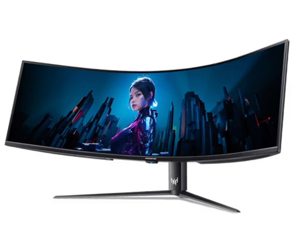 Predator液晶ディスプレイ(57.1型/7680×2160/HDMI、DisplayPort、USB3.2/ブラック/スピーカー搭載/VA/非光沢/1ms)