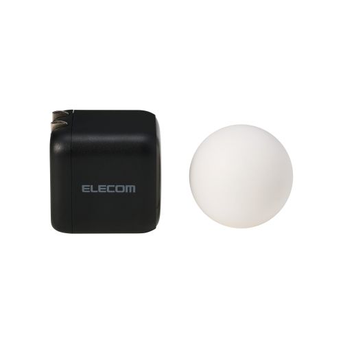 ノートPC用ACアダプター/USB充電器/USB PD/65W/USB-C/スイングプラグ/ブラック