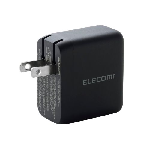 ノートPC用ACアダプター/USB充電器/AdjustCharge搭載/USB PD/70W/USB-C×2/USB-A/スイングプラグ/ブラック