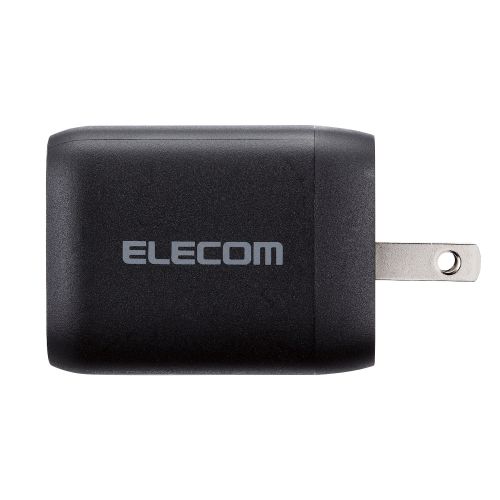 ノートPC用ACアダプター/USB充電器/USB Power Delivery対応/PPS対応/Quick Charge 3.0対応/65W/USB-C2ポート/スイングプラグ/ブラック