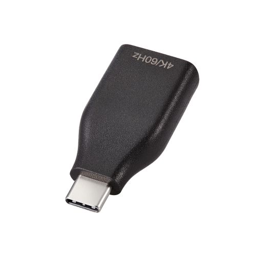USB Type-C映像変換アダプタ/Type-C - HDMI/直挿し/4k60Hz/ブラック