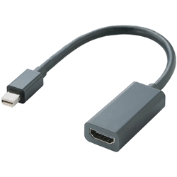 Mini DisplayPort-HDMI変換アダプタ/ブラック