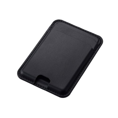 スマホカードケース/MAGKEEP/軽量/スリム/2枚収納/ブラック