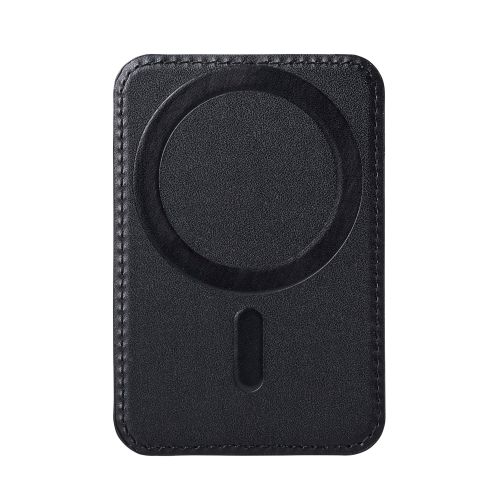 スマホカードケース/MAGKEEP/軽量/スリム/2枚収納/ブラック