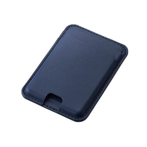スマホカードケース/MAGKEEP/軽量/スリム/2枚収納/ネイビー