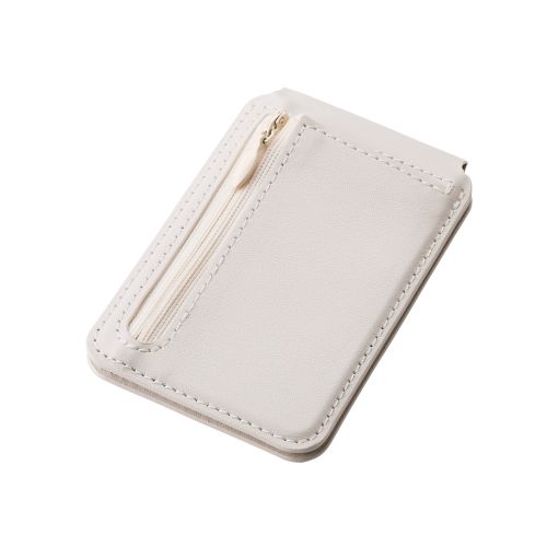 スマホスタンド/MAGKEEP/ミニウォレット/ポケット付き/薄型/動画視聴/ベージュ