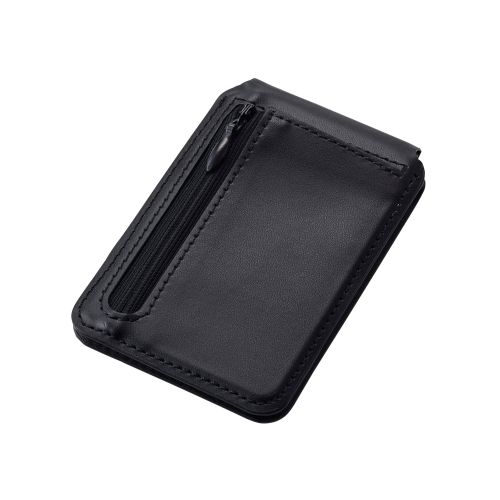 スマホスタンド/MAGKEEP/ミニウォレット/ポケット付き/薄型/動画視聴/ブラック