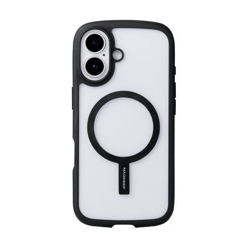 メタルリングステッカー/貼り付けタイプ/ワイヤレス充電対応iPhone用/貼り付けツール付属/ブラック