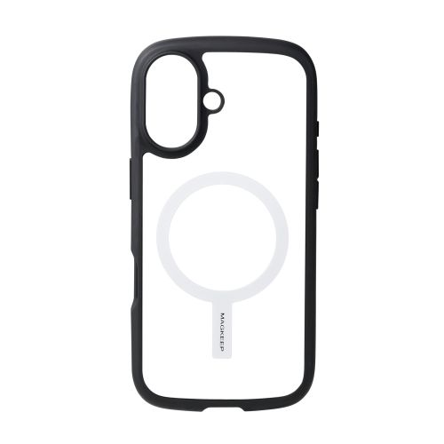 メタルリングステッカー/貼り付けタイプ/ワイヤレス充電対応iPhone用/貼り付けツール付属/ホワイト