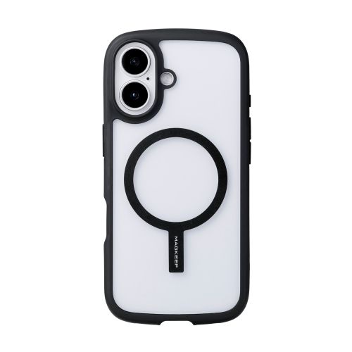 メタルリングステッカー/マグネット吸着タイプ/協力吸着/ワイヤレス充電対応iPhone用/貼り付けツール付属/ブラック