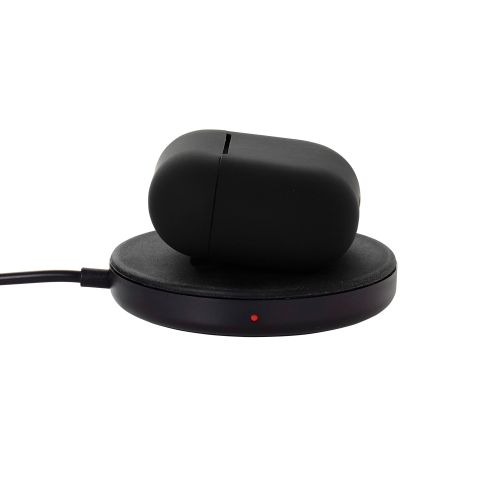 AirPods 第4世代/アクティブノイズキャンセリング搭載AirPods 第4世代/シリコンケース/カラビナ付/ブラック