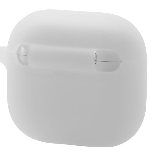 AirPods 第4世代/アクティブノイズキャンセリング搭載AirPods 第4世代/シリコンケース/カラビナ付/クリア